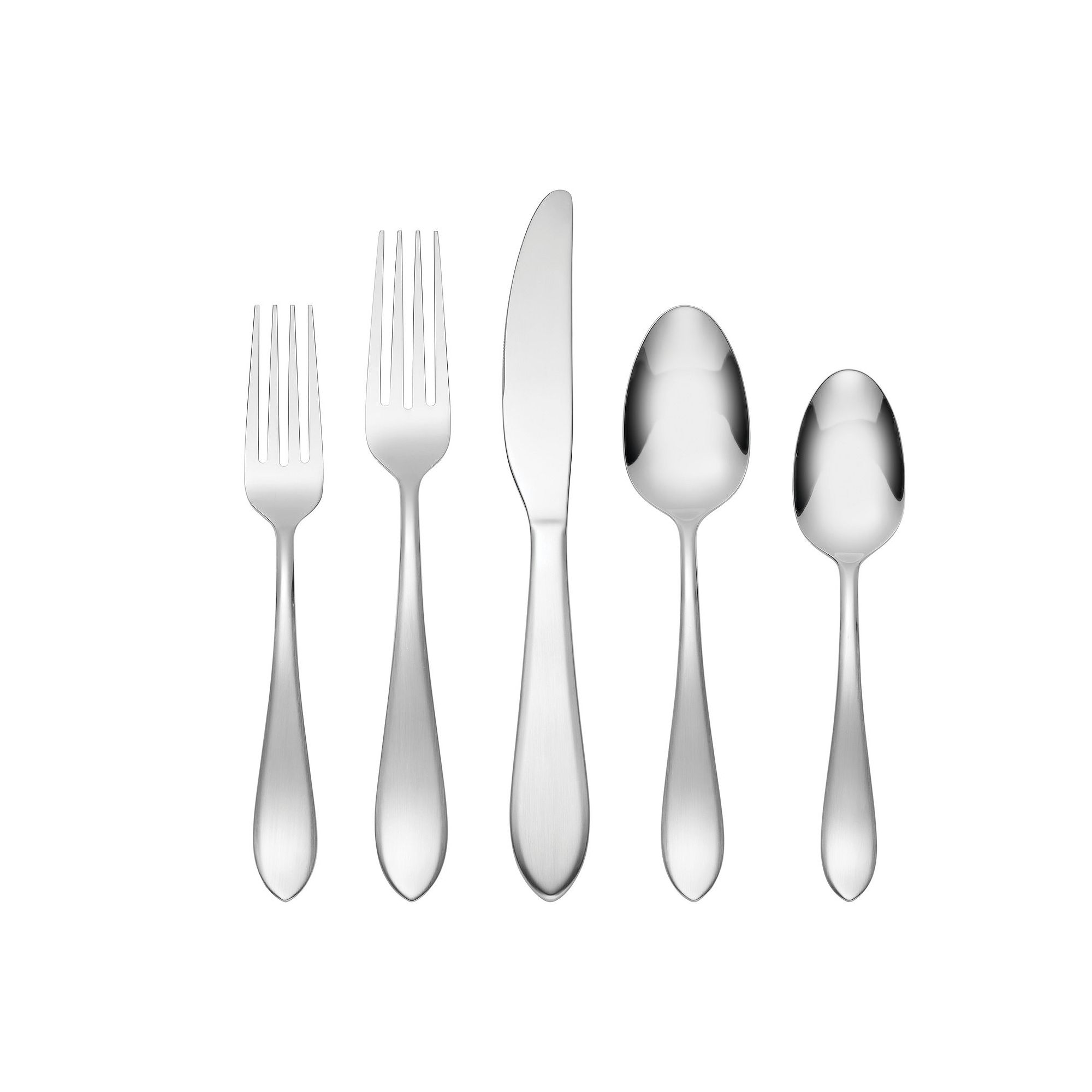 Mingle & Co. Antonia Satin 65-pc. Flatware Set, Silver
