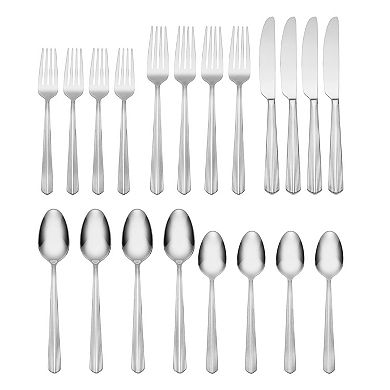 Mingle & Co. Astor Satin 20-pc. Flatware Set