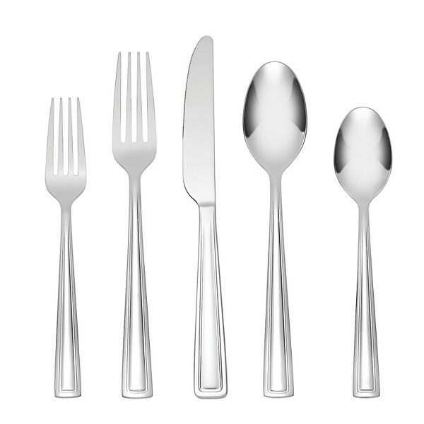 Mingle & Co. Augusta 65-pc. Flatware Set - Silver