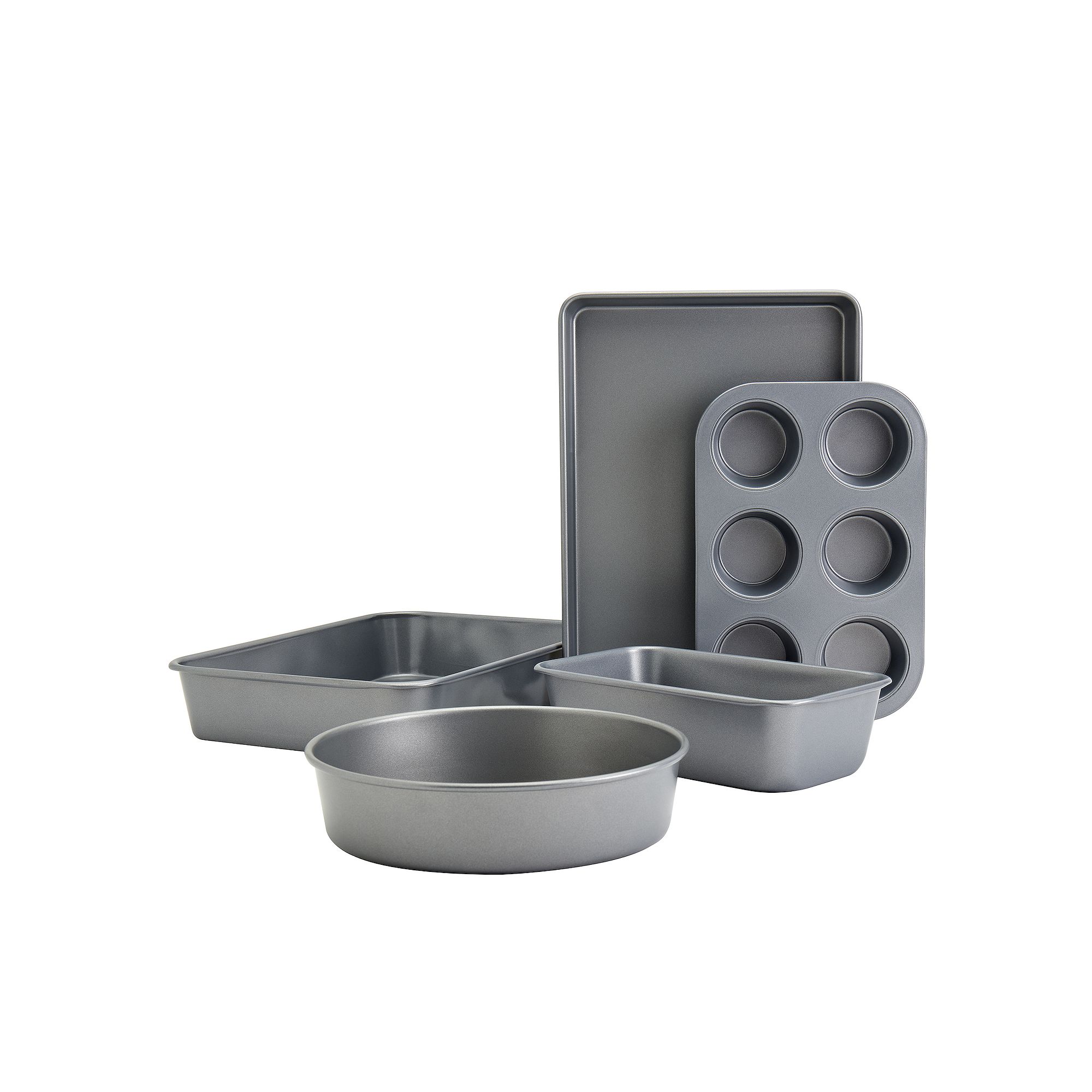 The Big One® 5-Piece Bakeware Set, Gray