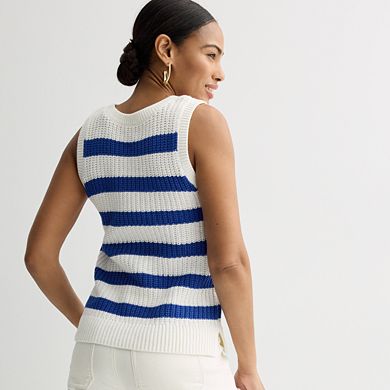 Petite Sonoma Goods For Life® Breezy Sweater Tank Top