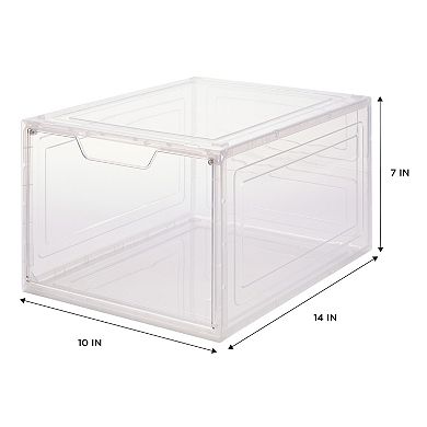 Simplify Set of 6 Stackable Shoe Boxes