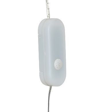 8-Ft. 240-Light Fairy RGB LED Silver Wire Cluster Garland