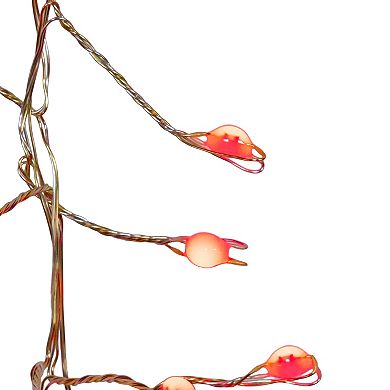 8-Ft. 240-Light Fairy RGB LED Silver Wire Cluster Garland