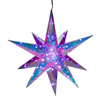 13.25-Inch 40-Light RGB Smart LED Holographic Starburst Holiday Light