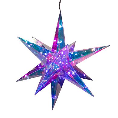 13.25-Inch 40-Light RGB Smart LED Holographic Starburst Holiday Light