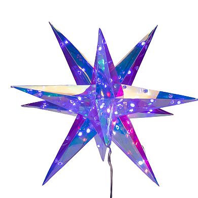 13.25-Inch 40-Light RGB Smart LED Holographic Starburst Holiday Light
