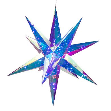 17.75-Inch 60-light RGB Smart LED Holographic Starburst Holiday Light