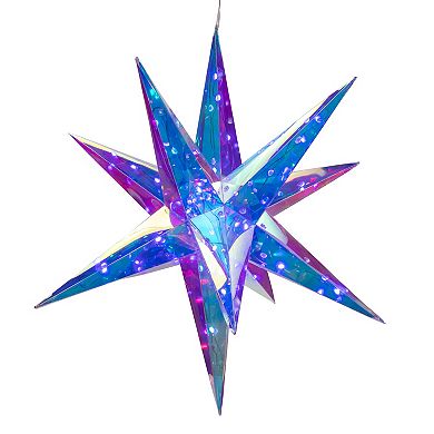17.75-Inch 60-light RGB Smart LED Holographic Starburst Holiday Light