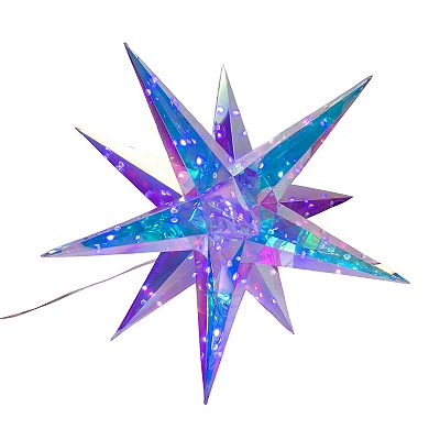 17.75-Inch 60-light RGB Smart LED Holographic Starburst Holiday Light