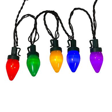 Kurt Adler 100 Light C7 Multicolored String Light Set