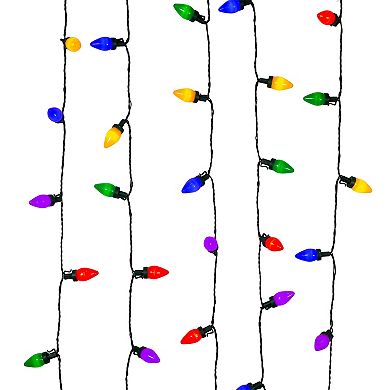 Kurt Adler 100 Light C7 Multicolored String Light Set