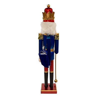 24-Inch Battery-Operated Lighted King Nutcracker