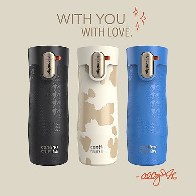 Contigo x Ally Love West Loop 3.0 Insulated 16 oz. Stainless Steel Travel Mug with AUTOSEAL Easy-Clean Lid