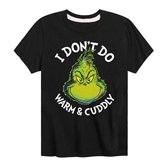 Boys 8-20 Dr. Seuss Grinch Don't Do Warm & Cuddly Graphic Tee