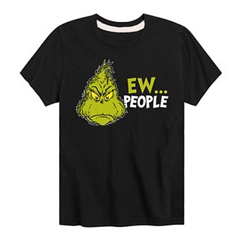 Boys 8-20 Dr. Seuss Grinch Ew People Graphic Tee