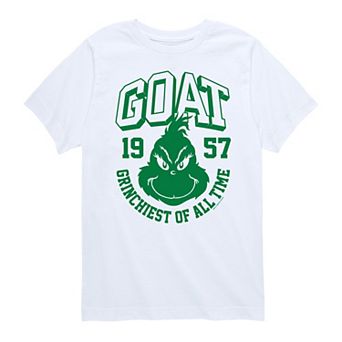 Boys 8-20 Dr. Seuss Goat Grinchiest Of All Time Graphic Tee