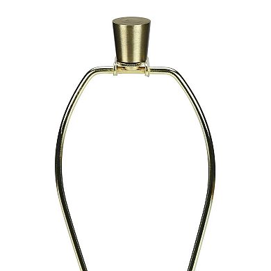 Monarch Transitional 28" Table Lamp, Cream Resin Base, Ivory Shade