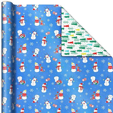 Hallmark Christmas Wrapping Paper Assortment - Kids 3-pk. Reversible - 120 sq. ft.