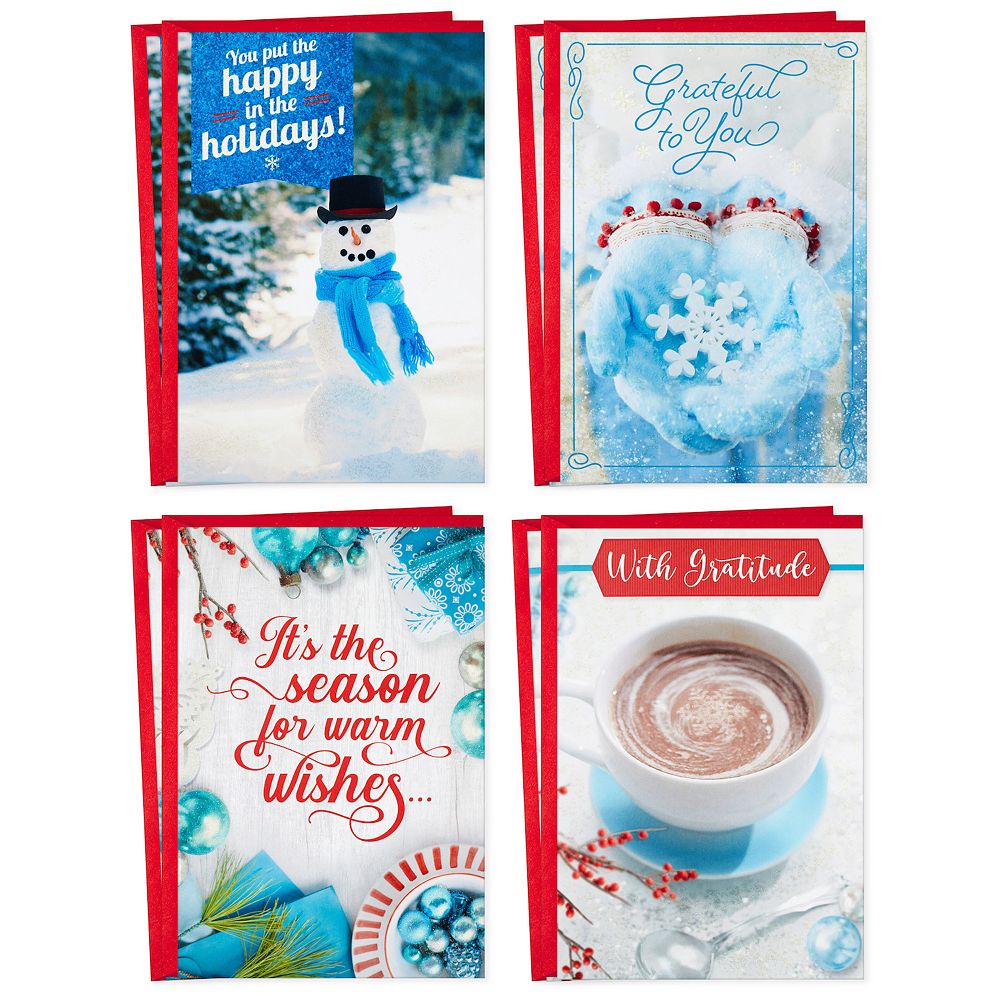 Hallmark Christmas Card Appreciation Assortment 8 Cards with