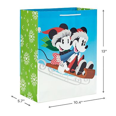 Hallmark Mickey and Minnie Christmas Gift Bags in Assorted Sizes
