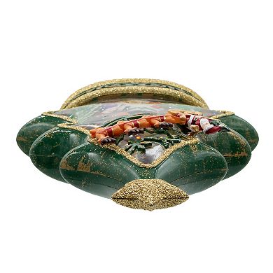 Kurt Adler Battery Operated Snowman, Tree with Santa Sleigh Snowglobe Table Decor