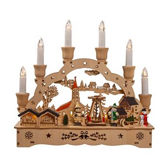 Kurt Adler 10.25 in LED Musical/Motion Christmas Village