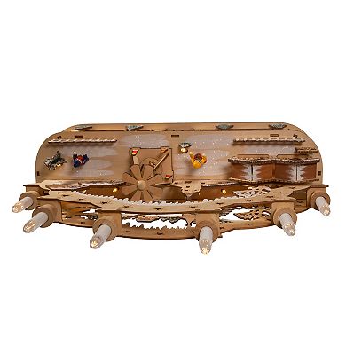 Kurt Adler 14.17-in. Light-Up Musical Santa Christmas Village