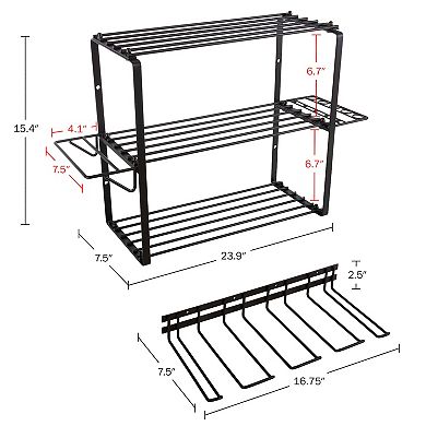 Stalwart 4-Tier Power Tool Organizer Shelving