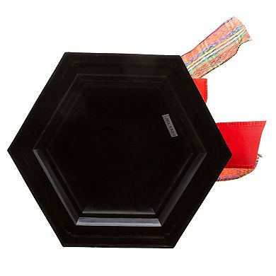 Kurt Adler Illuminated Santa Lamp Post With Snow Accent