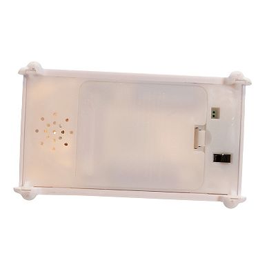 Kurt Adler 10 in. Battery-Operated Warm White LED Lighted Santa With Gifts Lantern Table Decor