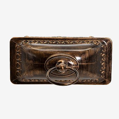 Kurt Adler 12 in. Battery-Operated Warm White LED Lighted Santa With Animals Lantern Table Decor