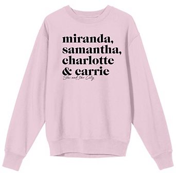 Juniors' Sex And The City Miranda Long Sleeve Graphic Tee