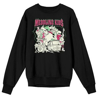 Juniors' Scooby Doo Meddling Kids Long Sleeve Graphic Tee