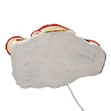 Kurt Adler 8.5 in. Merry Little Mushrooms Cottage Tabletop Decor