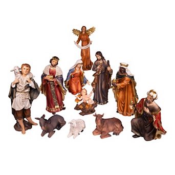 Kurt Adler 18 in 11 pc Nativity Table Piece Set