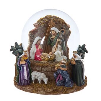 Kurt Adler 120 mm Musical Nativity Water Globe Table Decor