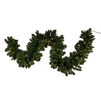 Kurt Adler 9-ft. Pre-Lit Twinkle LED Vanderbilt Artificial Christmas Garland