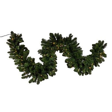 Kurt Adler 9-ft. Pre-Lit Twinkle LED Vanderbilt Artificial Christmas Garland