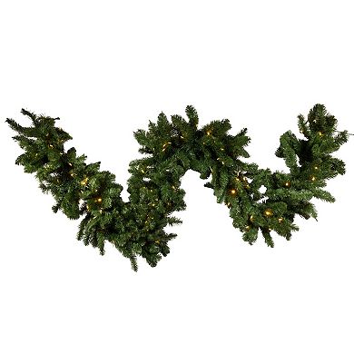 Kurt Adler 9-ft. Pre-Lit Twinkle LED Vanderbilt Artificial Christmas Garland