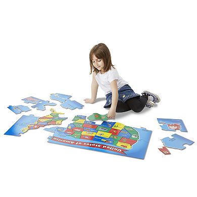 Melissa & Doug USA Map Floor Puzzle