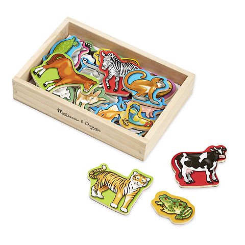 Детские фигурки Melissa & Doug Magnetic Wooden Animals Set