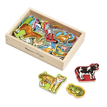 Melissa & Doug Magnetic Wooden Animals Set