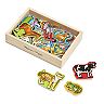 Melissa and Doug Magnetic Wooden Animals Set