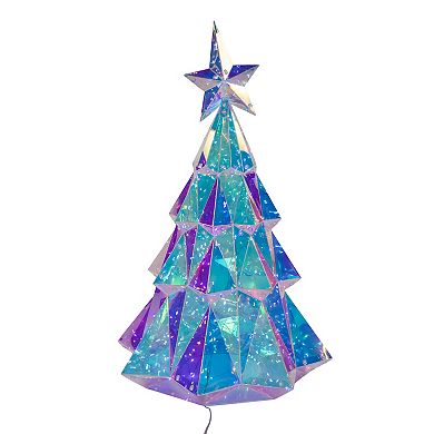 Kurt Adler 20-in. Pre-Lit Fairy LED Holographic Christmas Tree