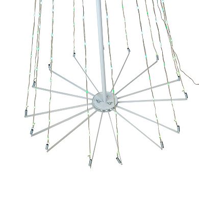 Kurt Adler 6 Foot Pre-Lit RGB LED Collapsible Decorated Christmas Tree