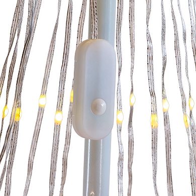 Kurt Adler 6 Foot Pre-Lit RGB LED Collapsible Decorated Christmas Tree