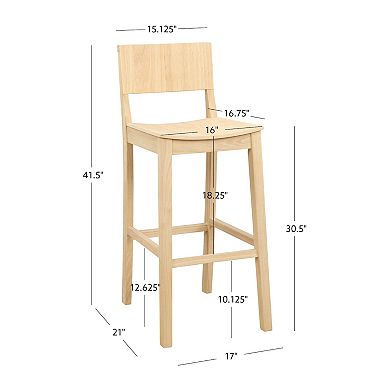 Linon Devin 2-pc. Barstool Set