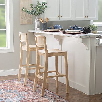 Linon Devin 2-pc. Barstool Set