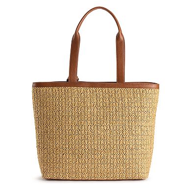 Sonoma Goods For Life® Amelia Straw Shopper Tote